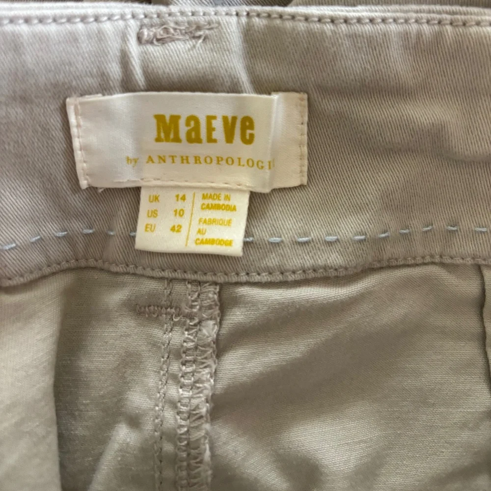 MAEVE BY ANTHROPOLOGIE HALLEE EMBROIDERED WIDE LEG PANTS SZ 10 - NWT - Picture 4 of 12